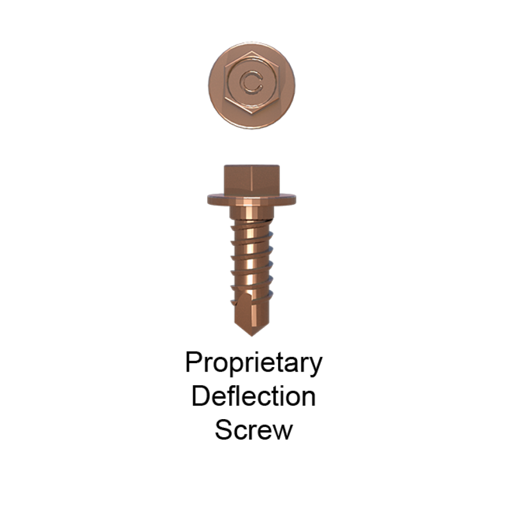 Proprietary Deflection Screws