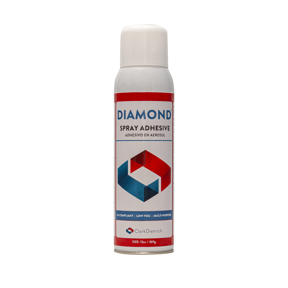 Diamond Spray Adhesive Label